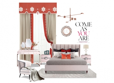 Suitable for style：1.Modern style    Suitable space: bedroom, living room