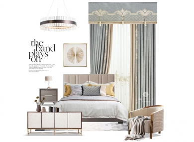 Suit style:simple European style   Suitable space: bedroom/living room